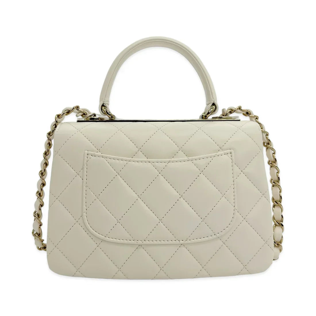 CHANEL  Quilted Lambskin Mini Trendy Top Handle