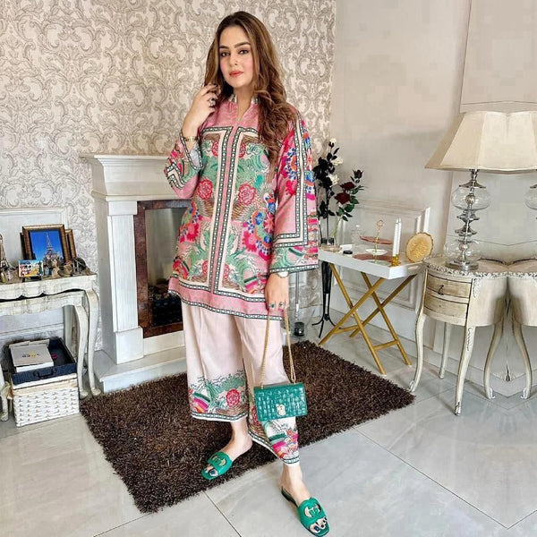 Floral Digital printed